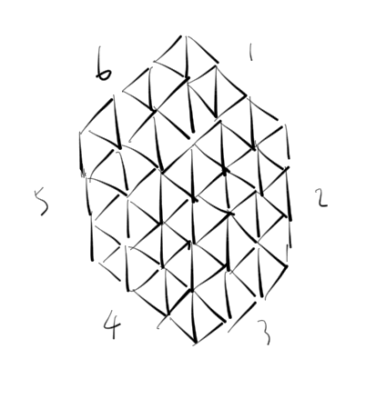 Dual variant of symmetric Hex Game.