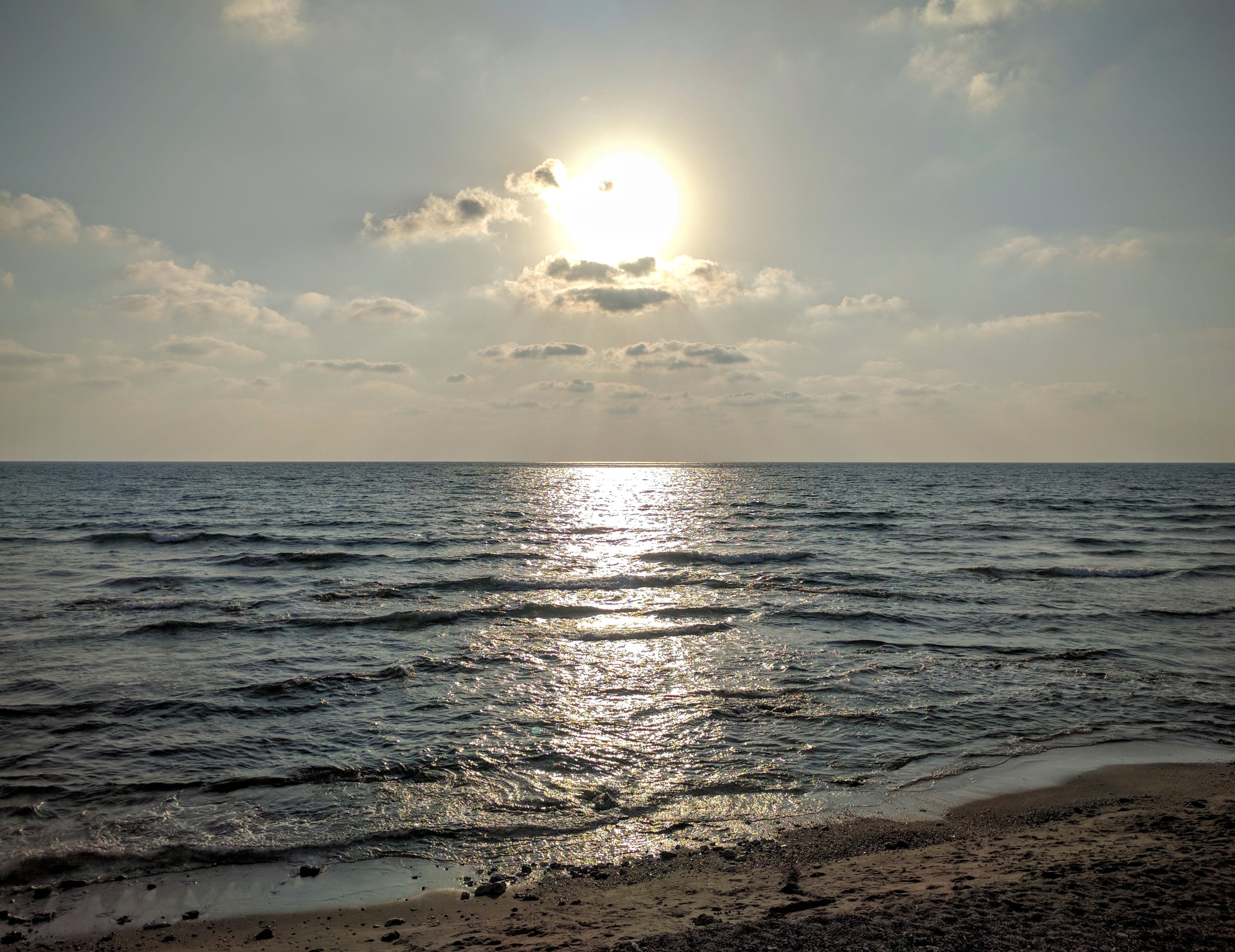 Mediterranean sea from Hof Hacarmel.